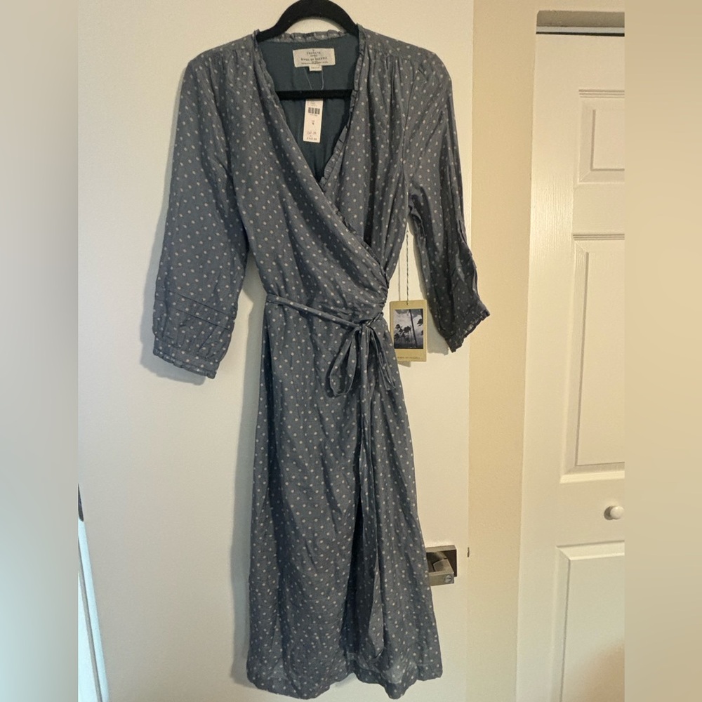 From Anthropologie…cute wrap dress